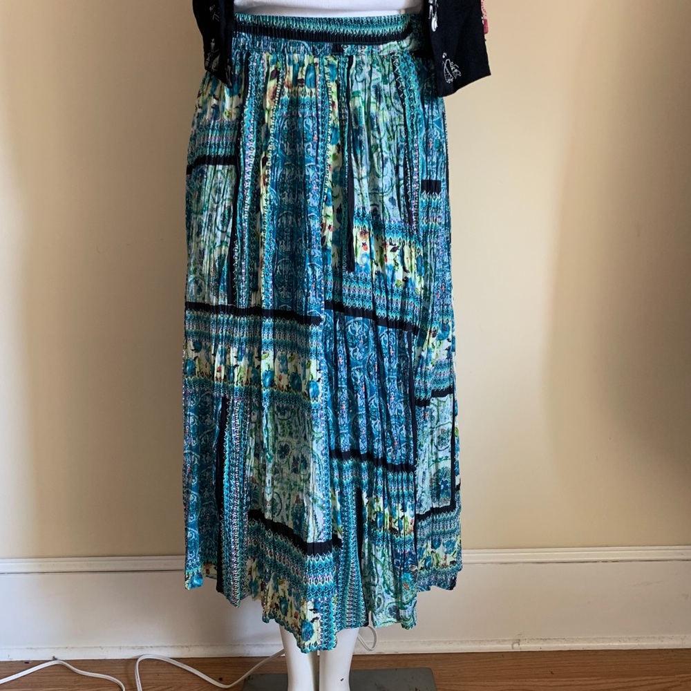 Vermont Country Store India cotton skirt. Boho